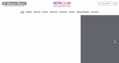 Desktop Screenshot of depilclub.pt