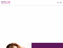 Tablet Screenshot of depilclub.pt